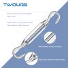 Hook & Hook Turnbuckles Twours 304 Stainless Steel Heavy Duty