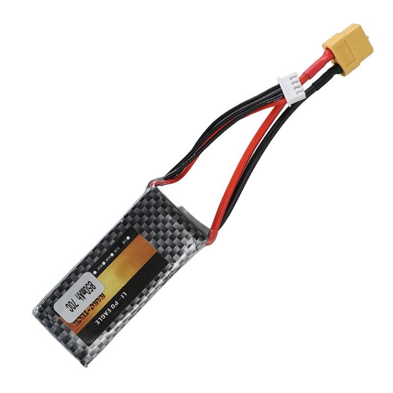 Drone Lithium Battery 11.1V 3S 850mah with XT60 Plug RC