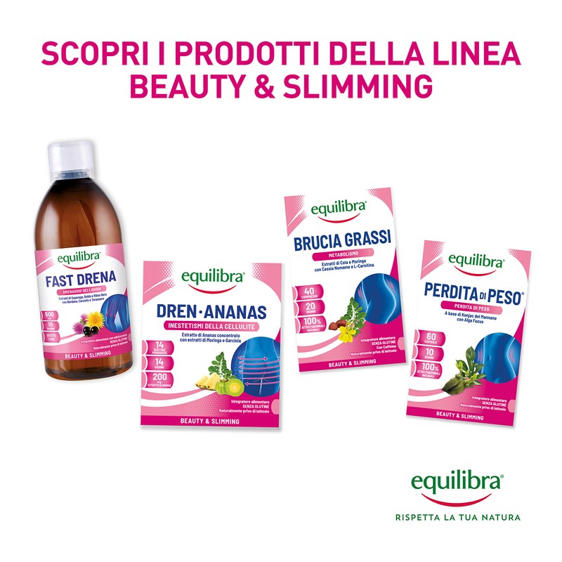 Equilibra Integratori Alimentari, Perdita di Peso, Integratore per Pedita Peso