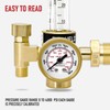 RX WELD Argon Regulator Flowmeter Gas Gauge for Mig Tig