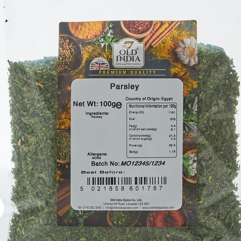 Old India Parsley 100g