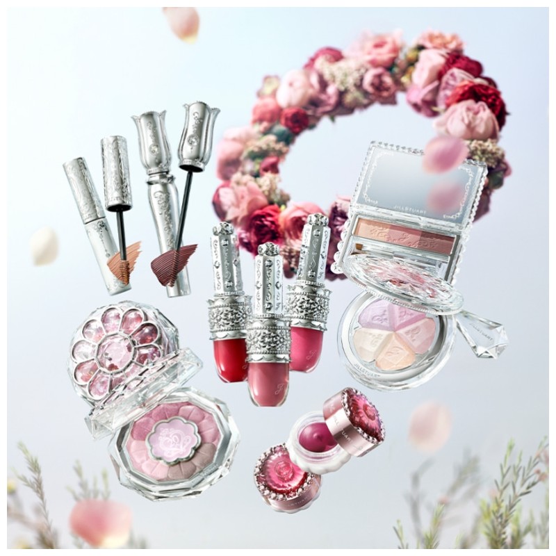 JILL STUART BEAUTY Bloom Mix Blush Highlight Compact Garland With