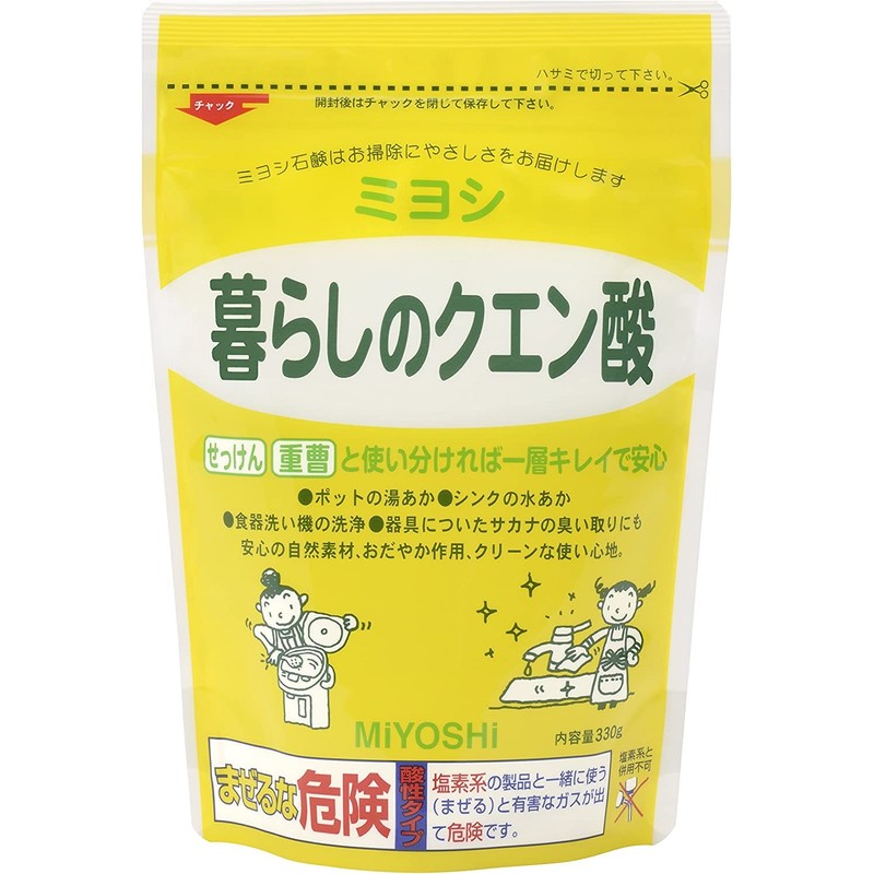 [Bulk Purchase] Citric Acid for Living, 11.2 oz (330 g)