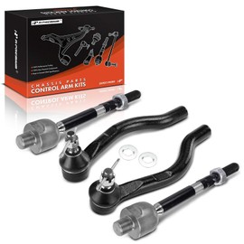 A-Premium Set of 4, Front Inner & Outer Tie Rod End Kit, Compatible with Honda Civic 2016-2021, Insight 2019-2022