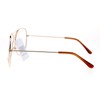 SA106 Classic Wire Rim Tear Drop Shape Pilot Clear Lens