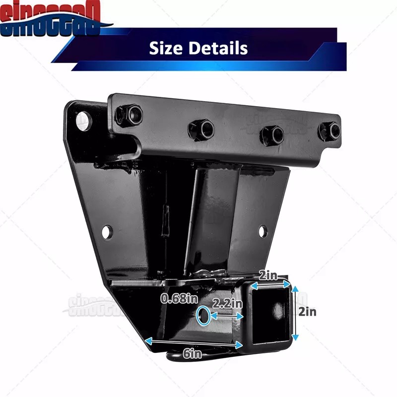 SI For 2007-2010 Jeep Grand Cherokee Trailer Hitch 2'' Receiver
