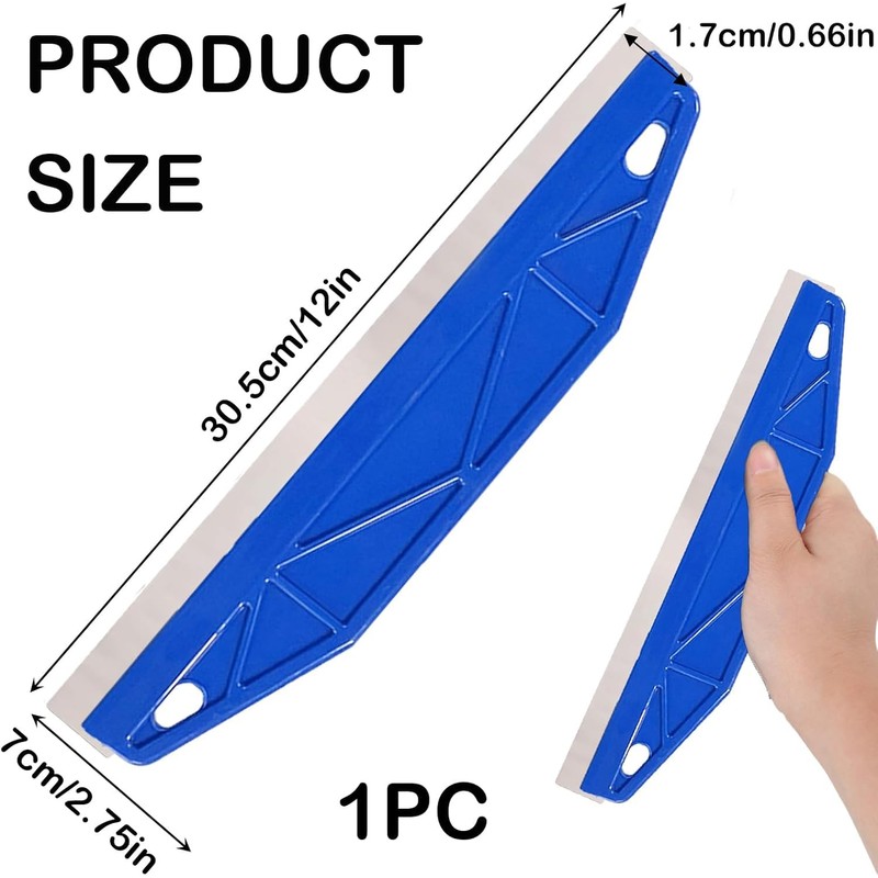 WADY Paint Trim Guard Paint Wallpaper Scraper, 12 inch Multi-Purpose