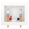 [1 Piece] Lingmfg Washing Machine Outlet Box PEX Crimp with