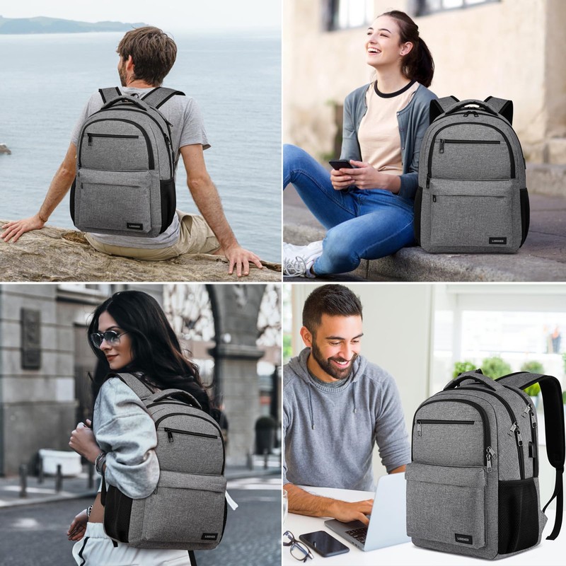 LIBENED - Mochila escolar para hombres y mujeres, para adolescentes