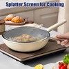 Glavatrix Splatter Screen for Frying Pan, 8 Inch Stainless Steel