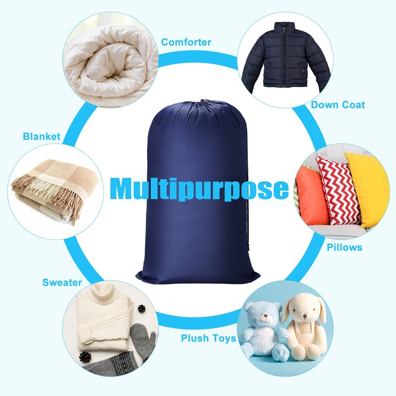 Sanwuta 40 Pcs 38" x 24" Large Laundry Bags with