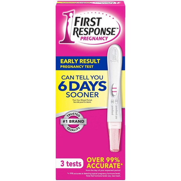First Response Early Result Pregnancy Test, 3 Tests (Packaging & Test Design May Vary)