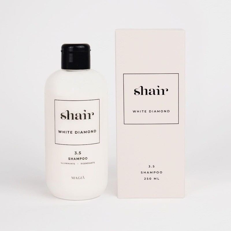 Shair White Diamond Shampoo - Physiological, Softening, Brightening and Cleansing