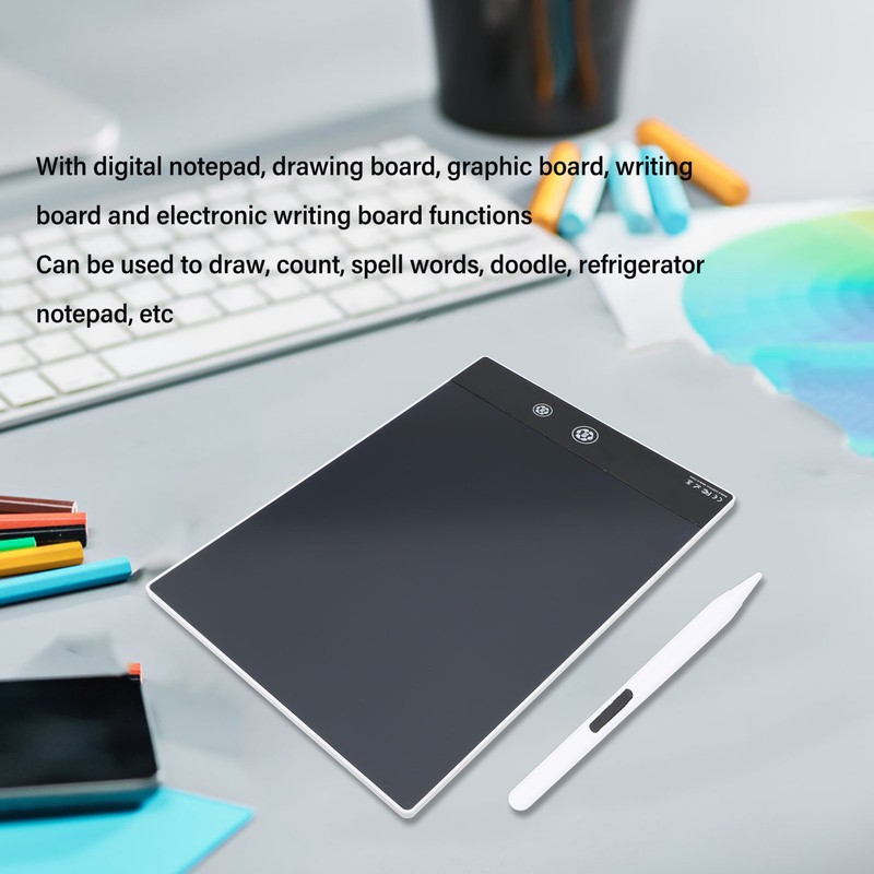 Doodle Board Drawing Tablet 9.5 Inch LCD Dual Screen Erasable