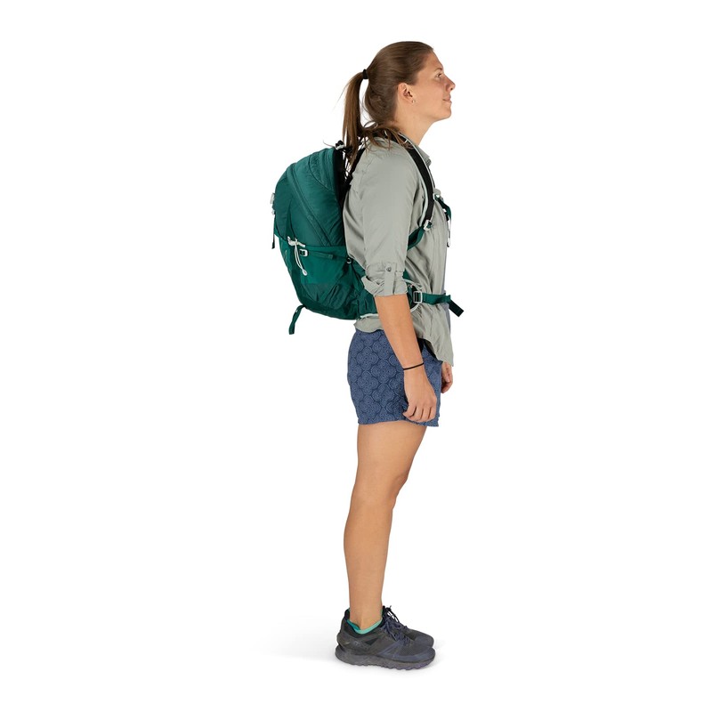 Osprey Tempest 20L Women's Hiking Backpack with Hipbelt, Jasper Green,