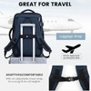 LOVEVOOK Fall TSA-Approved Expandable Carry-on Travel Backpack with 3 Packing