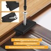 Vipuikos Pack of 150 WPC Clips 6 mm Hidden Attachment