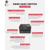 FeinTech AX420 HDMI eARC Switch 2 TV x 1 Soundbar