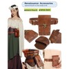 Medieval Clothing Women's Set, Retro Off Shoulder Blouse Dress, Renaissance