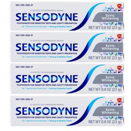 Sensodyne Extra Whitening Toothpaste Pack Of 4 - 0.8oz Each