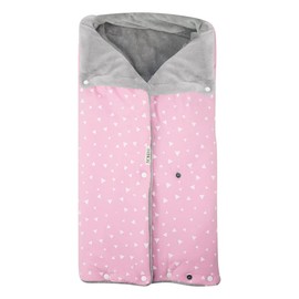 JYOKO Kids Footmuff for Pushchairs (Pink Sparkles Fleece)