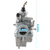 5HP-14101-10-00 Carburetor with Throttle Cable Fuel Line Fuel Filter Kit