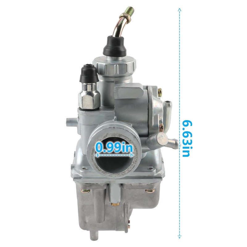 5HP-14101-10-00 Carburetor with Throttle Cable Fuel Line Fuel Filter Kit