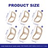 Soft Home 6 Pack Oval Finger Splints Waterproof Finger Splint