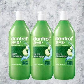 Denltrol 댄트롤 비듬두피 상쾌한향 프레쉬애플 샴푸 820ml 3개 Dandruff Control Fresh Apple Shampoo 820ml 3pcs