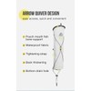 Lightweight External Hiking Pole Storage Bag Fish Bone Pocket Opening