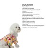 Dog Fruit Print Shirt Breathable Cool Fashionable Cute Pet Clothes