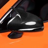 Side Rearview Mirror Cover Carbon Fiber Improved Aerodynamics Door Mirror