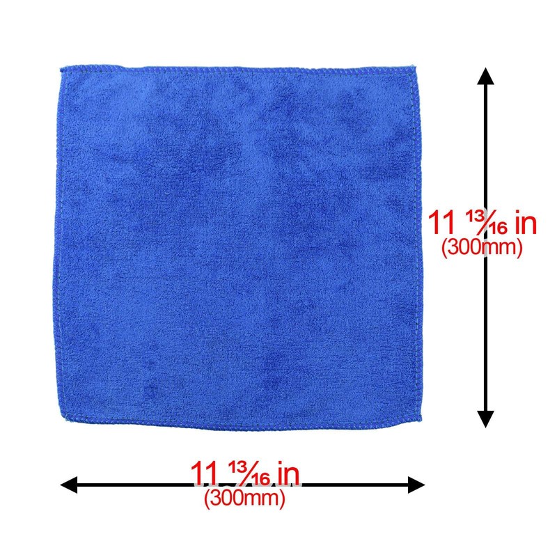 EZAUTO WRAP 3 pcs Microfiber Cleaning Cloth Towel Rag Car