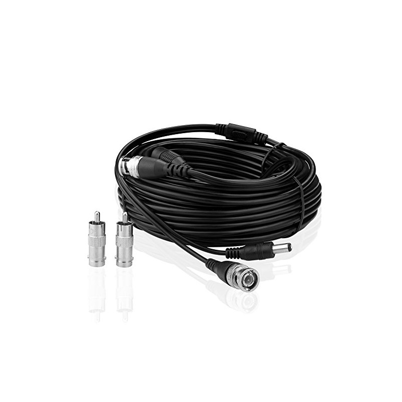 SIENOC DC Power Security Camera Cable CCTV Video Power Wire