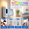 Cordless Magnetic Wall Sconce, Rechargeable RGB Motion Sensor Light