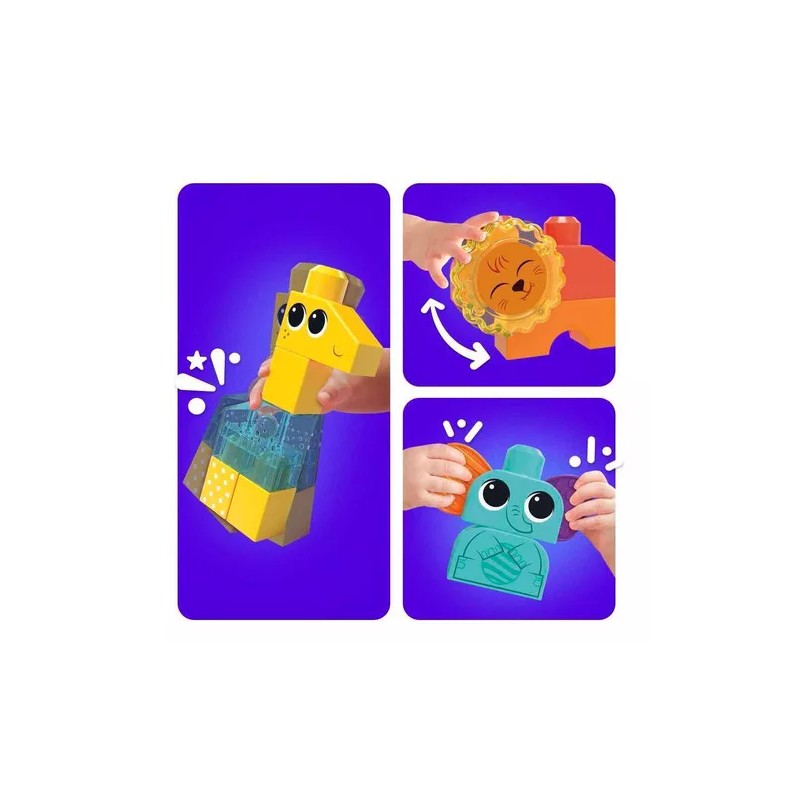 Mega Bloks Juguete De Construcción Safari Rock N Ritmo