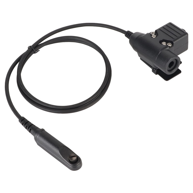 U94 PTT Adapter Cable 35.4in Walkie Talkie Headset Connector Cable
