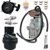 FINDCARB LT50 Carburetor with Air Filter Box & Pull Start