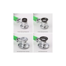 American Diagnostic 641NGR Ad scope 641 Sprague Stethoscope with 5 Interchangeable Chest piece Options, 30" Length, Neon Green