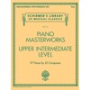 Piano Masterworks: Upper Intermediate Level - Schirmer's Library Of Musical