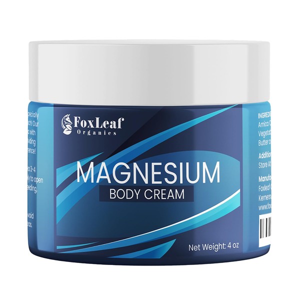 FOXLEAF Magnesium Cream - Support for Sleep, Leg Cramps, Joint