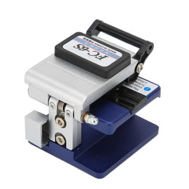 Optical Fiber Cleaver, Portable High Precision Optical Fiber Cutter,Lightweight FC-30 Cutter with 36,000 Cleaves with Wast Bin