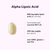 Alpha Lipoic Acid 600mg Softgels with MCT Oil - 300