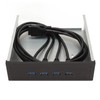 5.25in USB 3.0 Front Panel Hub 4 Ports 5Gbps High