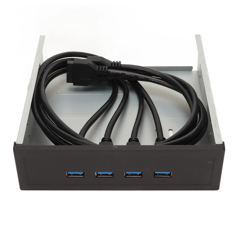 5.25in USB 3.0 Front Panel Hub 4 Ports 5Gbps High