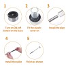 24pcs 5W High Brightness Solar Powered LED Lawn Lamps Warm