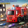 Firetruck Toys 3-5 Years Old, Fire Truck Car Carrier Toy