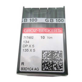 ckpsms GROZ-BECKERT Needle in Clear Plastic Box- 100 GROZ-BECKERT Sewing Needle 135X5 DPX5 Many Sizes (DPX5 16/100)