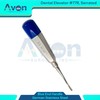 No. 77R Dental Root Elevator, Single-Ended Slightly Offset Pick, Hollow