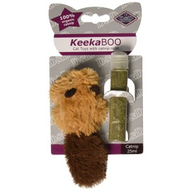 D&D 402-416815 Katzenspielzeug KeekaBOO - Snoozy Jim, mit Katzenminze, 8 cm